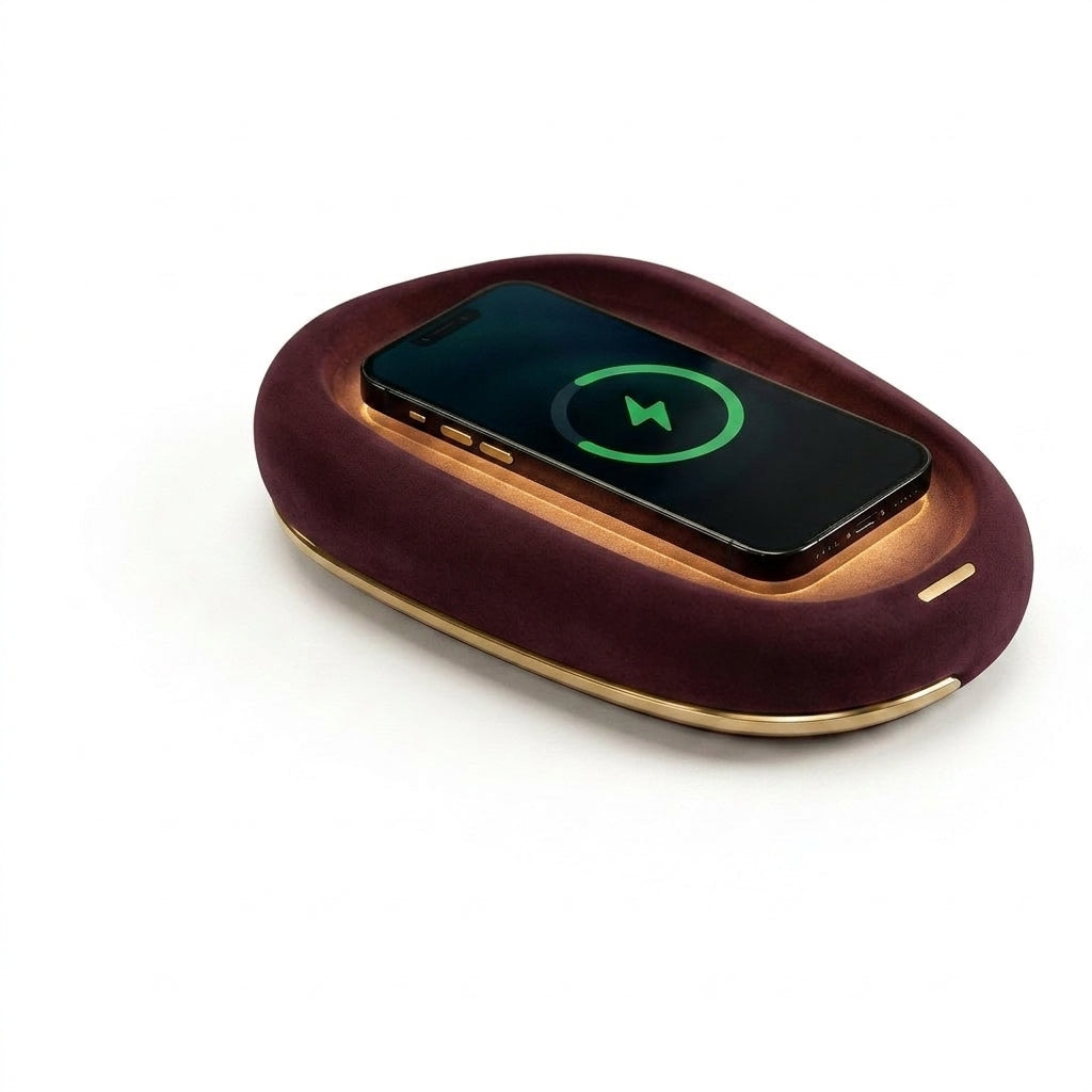 Amoyetil™ Echo Pebble Ambient Wireless Charging Tray