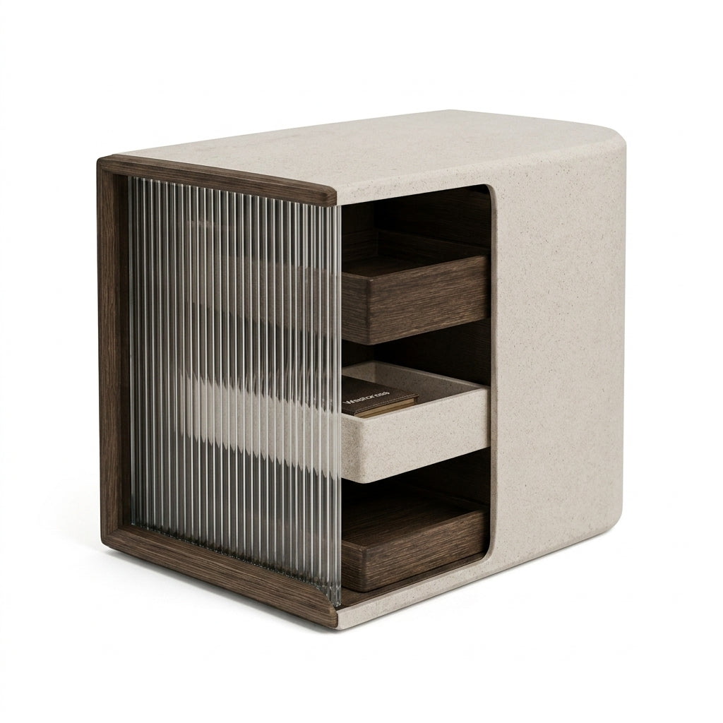 Amoyetil™ VeilVault Modular Desk Cabinet