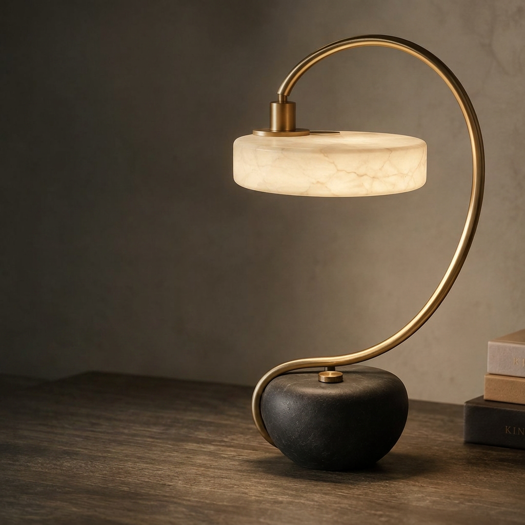 Amoyetil™ EchoRay Arc Ambient Desk Lamp