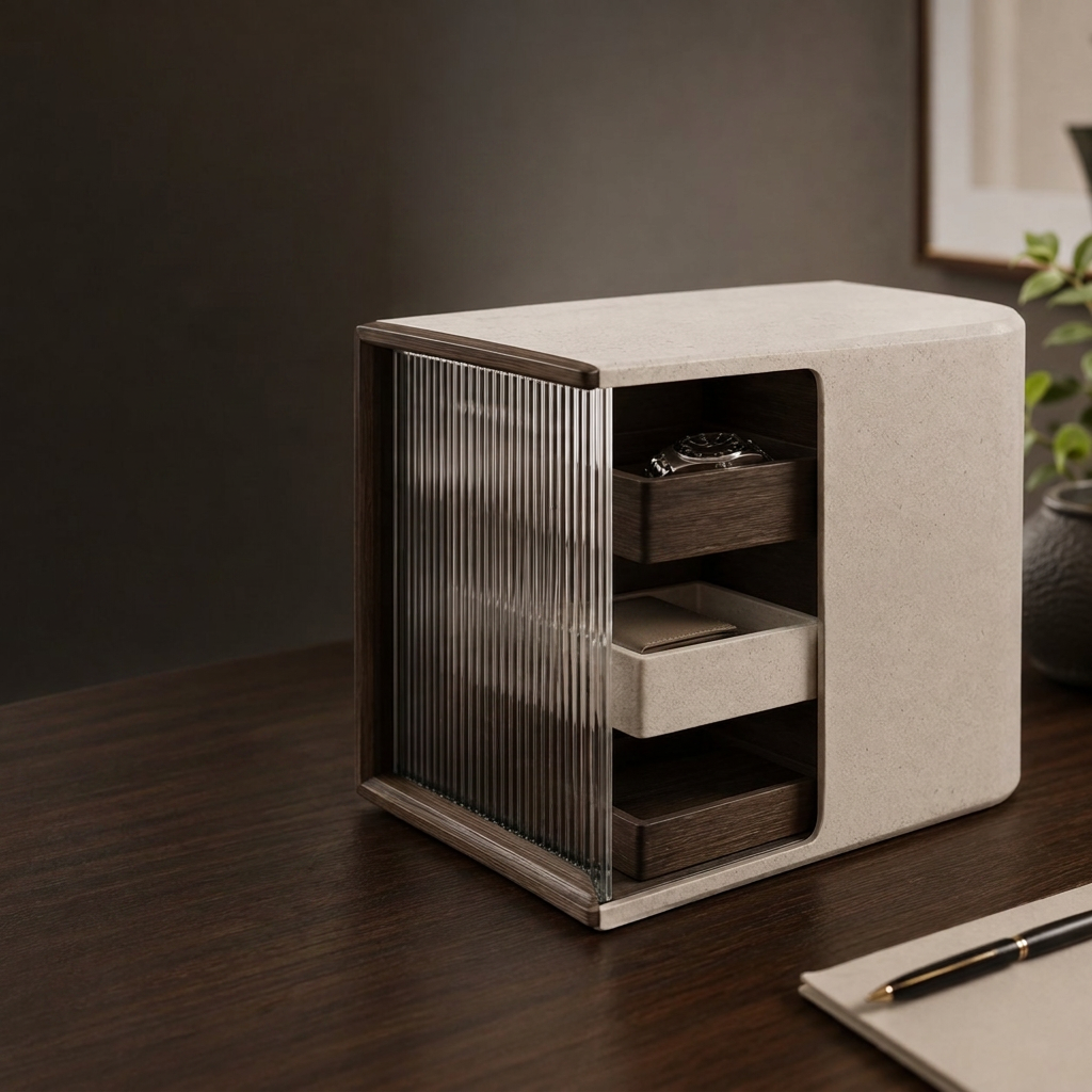Amoyetil™ VeilVault Modular Desk Cabinet