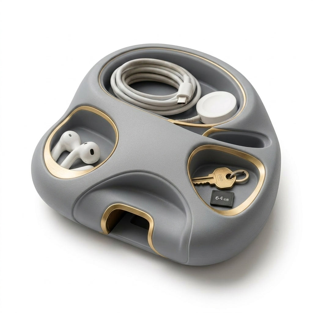 Amoyetil™ Drift Vault Cable Basin & Charging Organizer