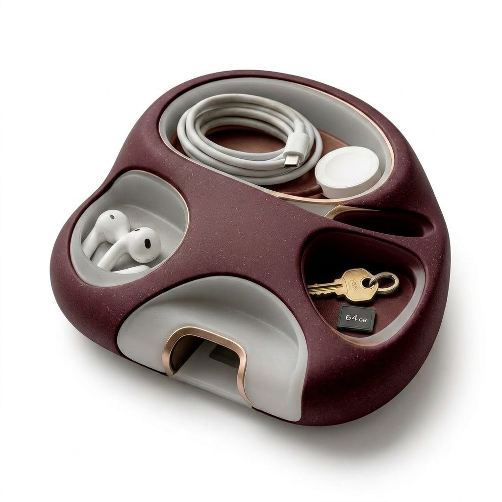 Amoyetil™ Drift Vault Cable Basin & Charging Organizer